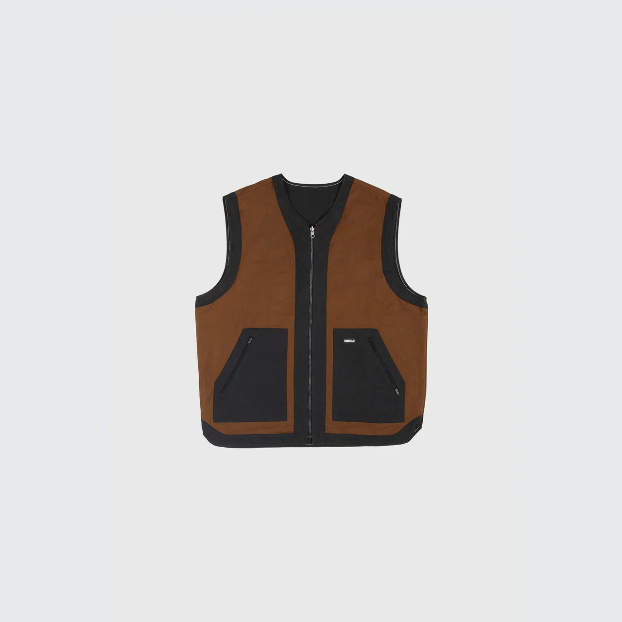 Below VEST DUO BLACK/ COFFEE