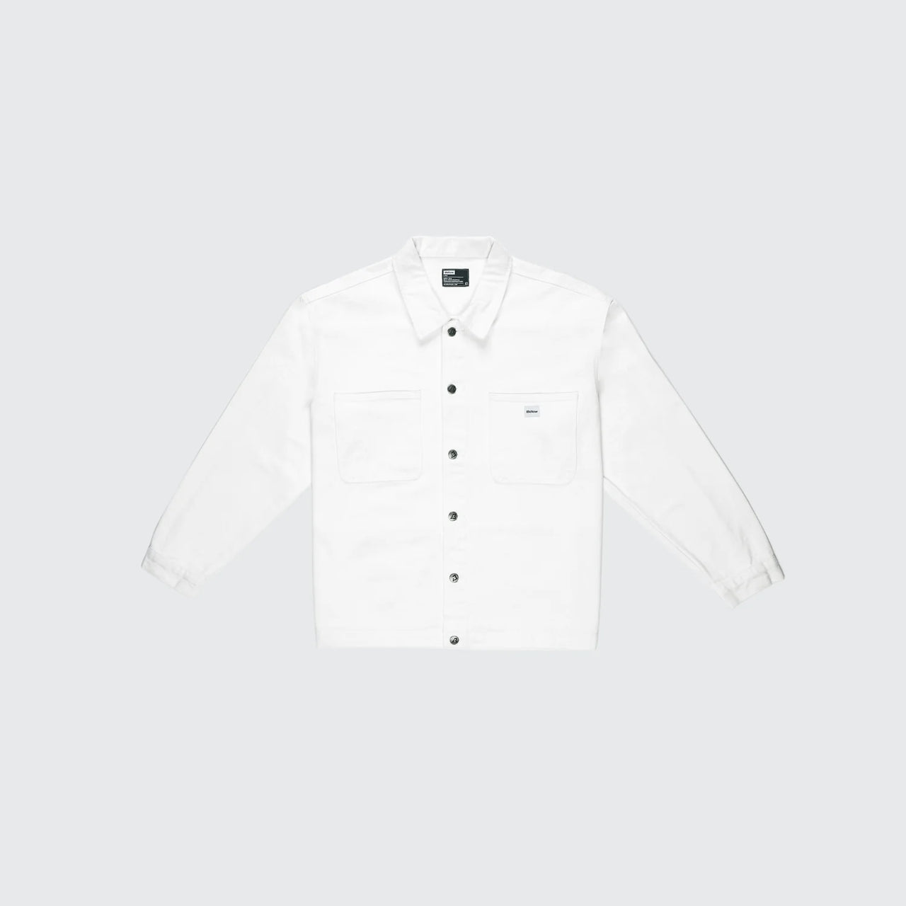 BELOW DRILL DENIM JACKET WHITE