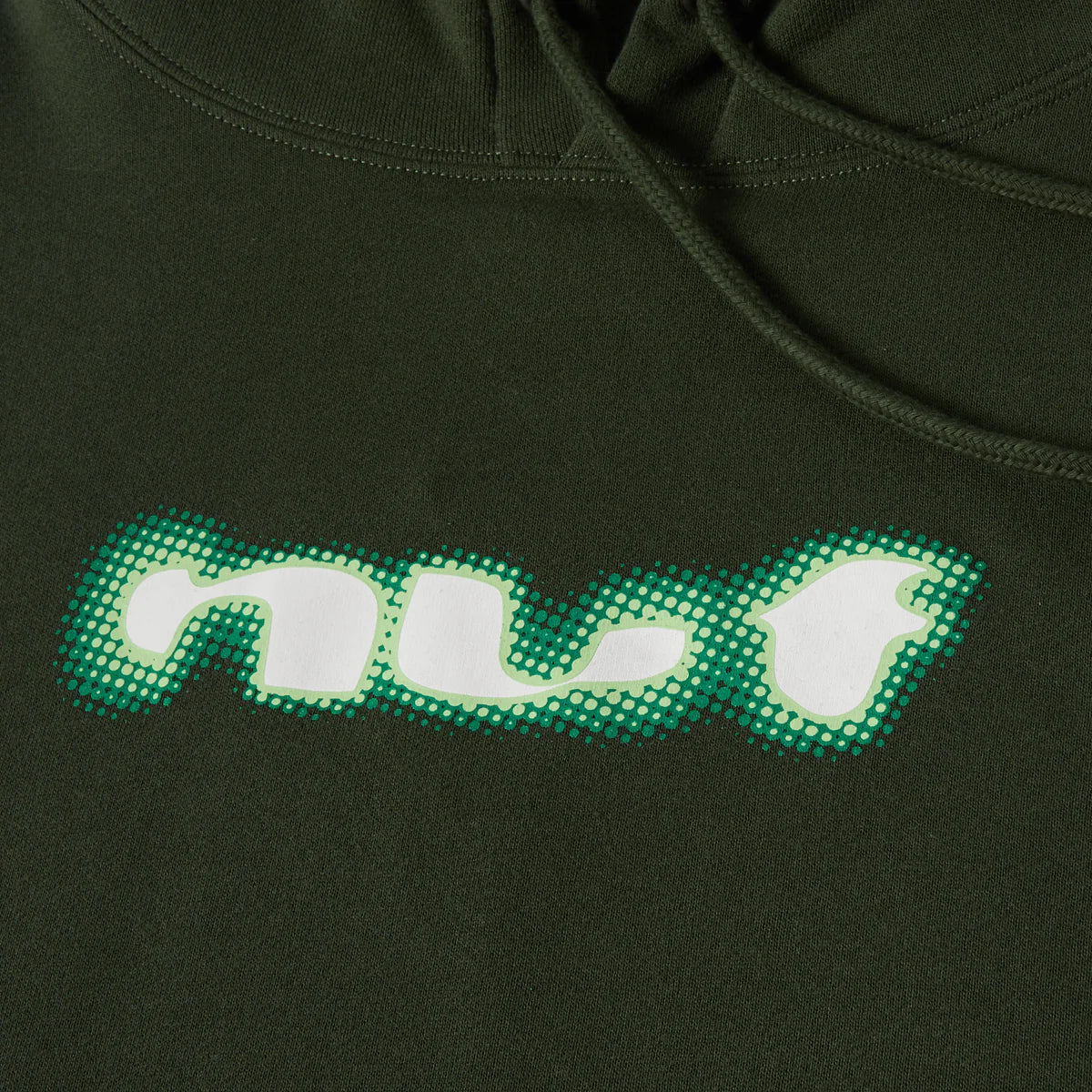 POLERON HUF BLUR P/O HOODIE HUNTER GREEN