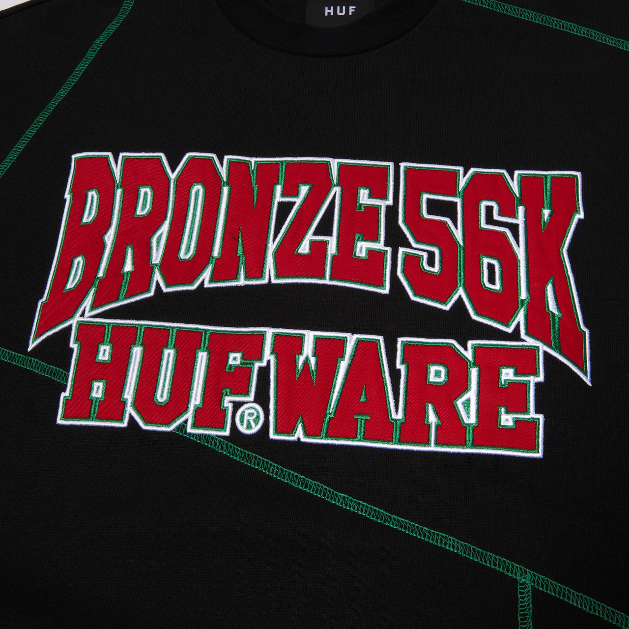 POLERON HUF X BRONZE56K HUFWARE CREWNECK BLK