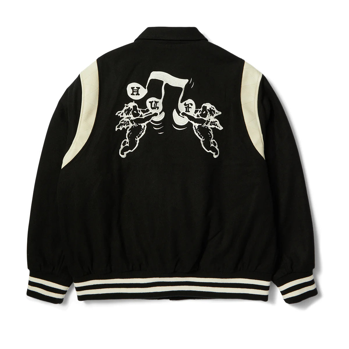 CHAQUETA HUF SONG VARSITY JACKET BLACK