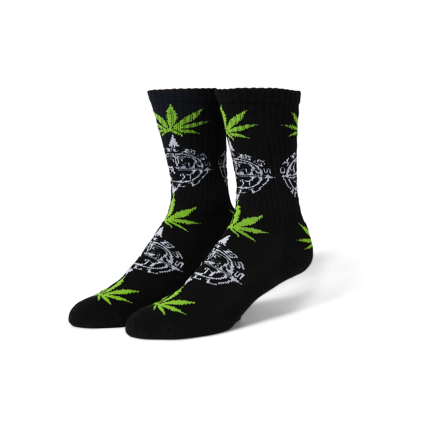 CALCETINES HUF X CYPRESS HILL COMPASS PLANTLIFE BLACK