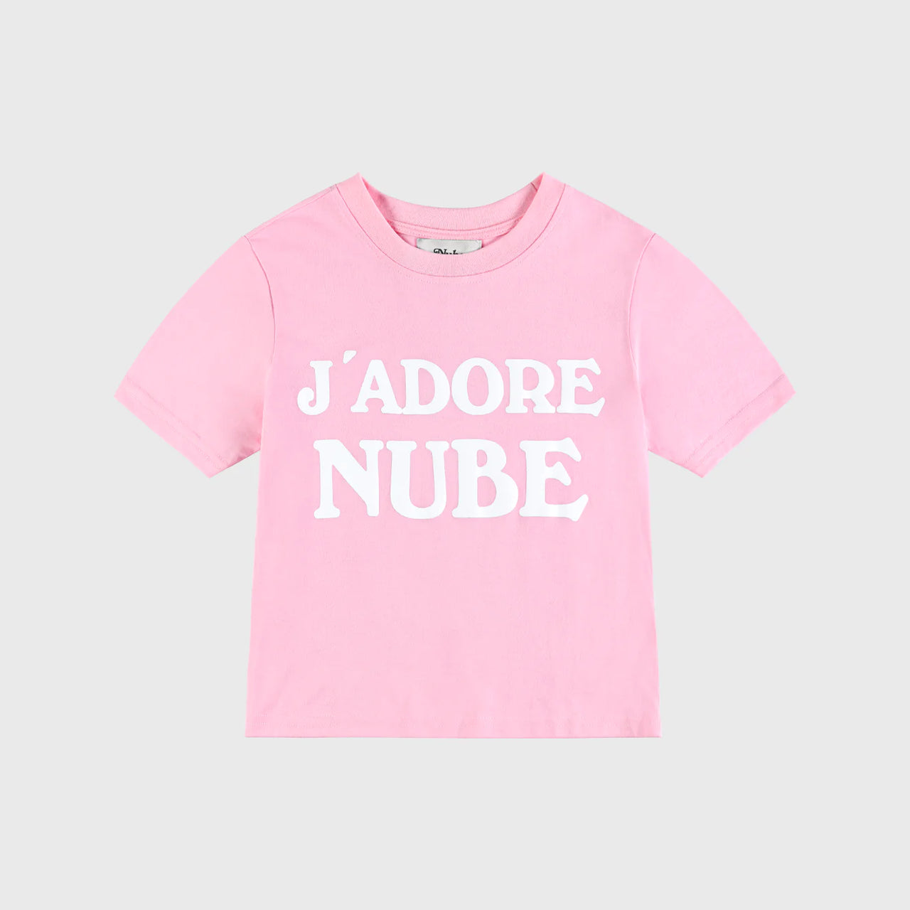 NUBE J'adore Nube Pink Baby Tee