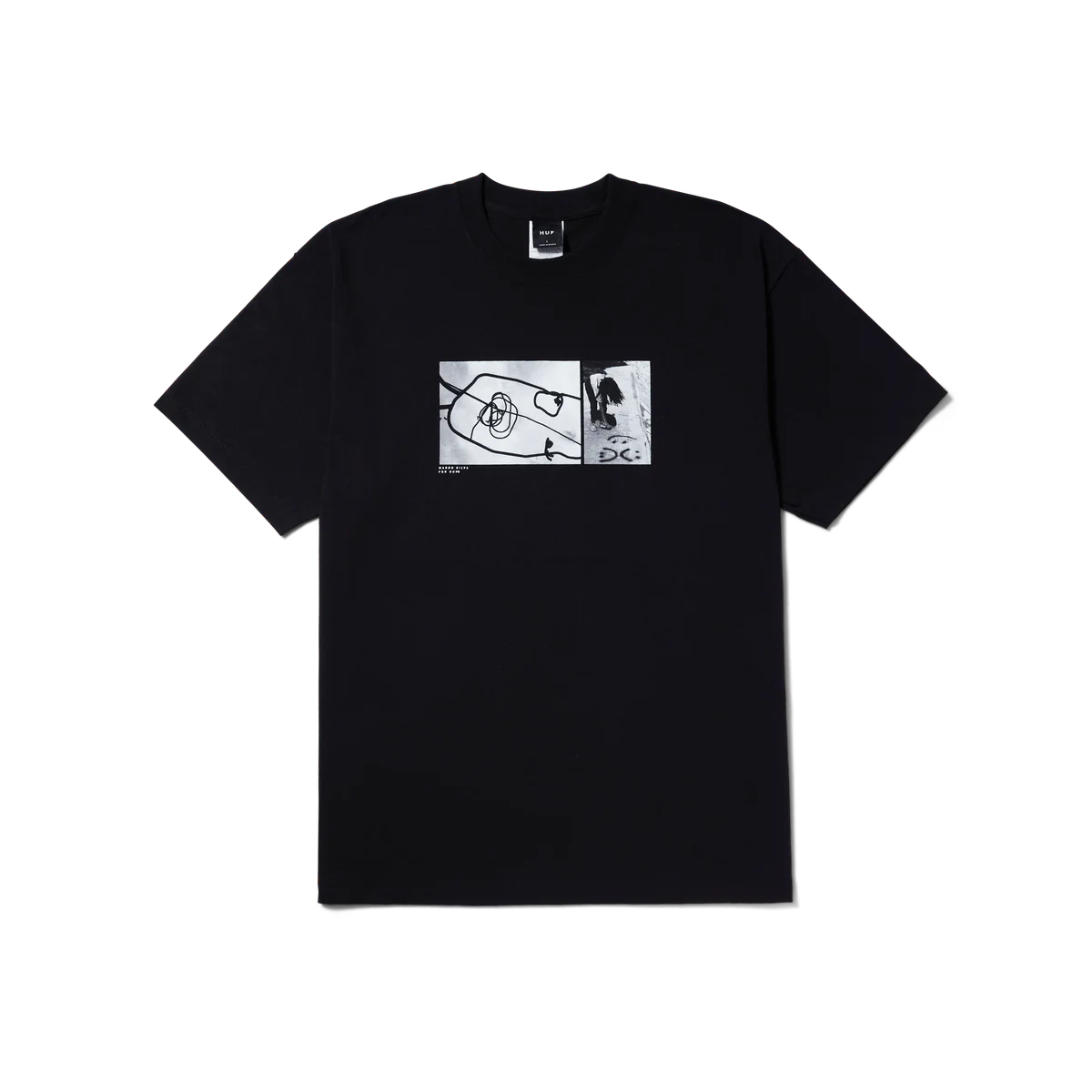 POLERA HUF MASON PHOTOS S/S TEE BLACK