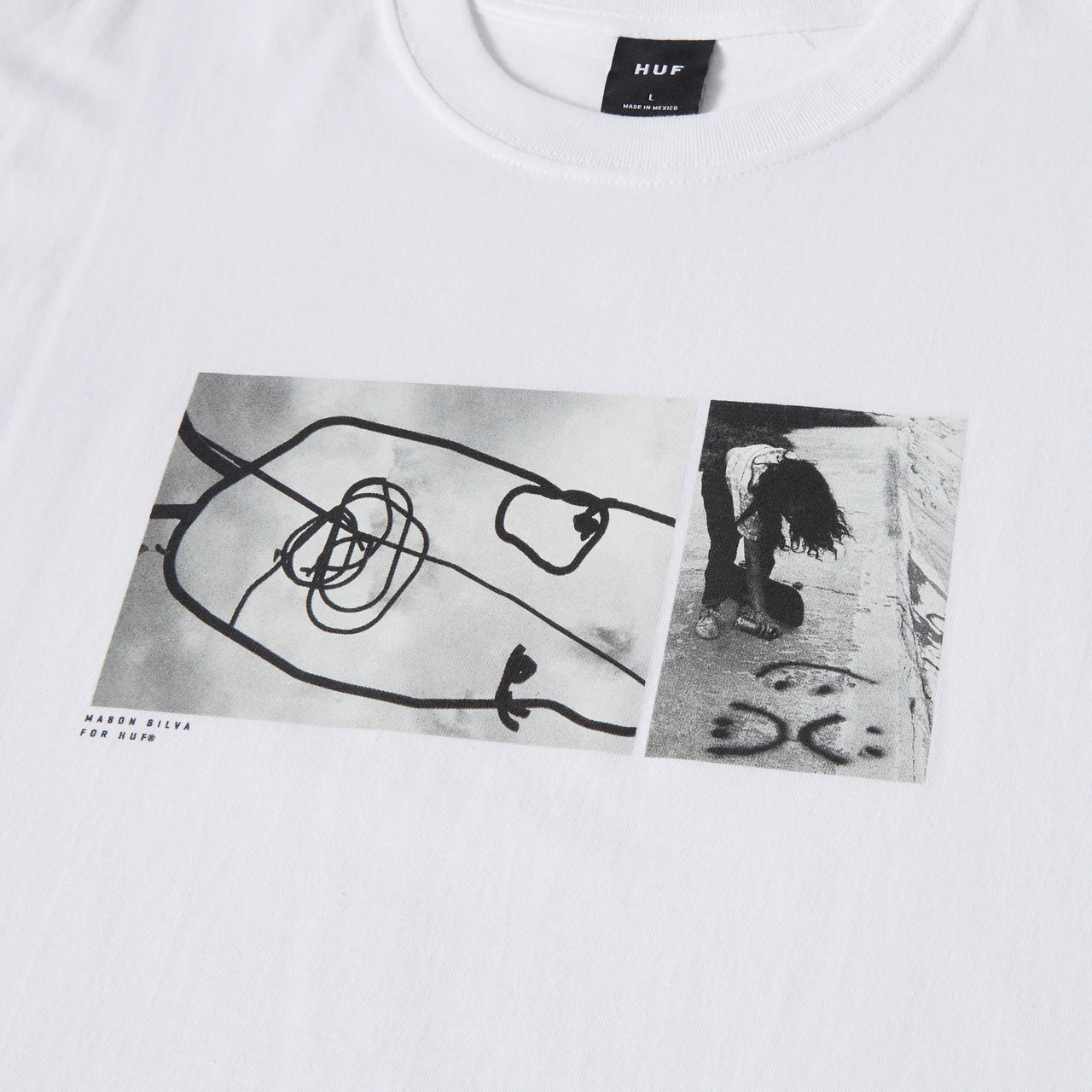 POLERA HUF MASON PHOTOS S/S TEE WHITE