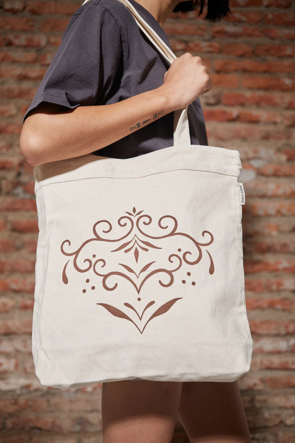 Tote Bag Ornament Ecru | Cerotatuajes