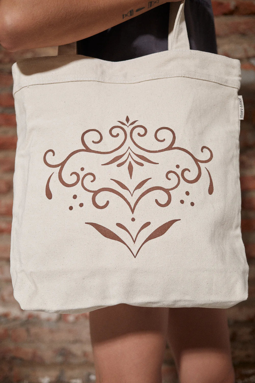 Tote Bag Ornament Ecru | Cerotatuajes