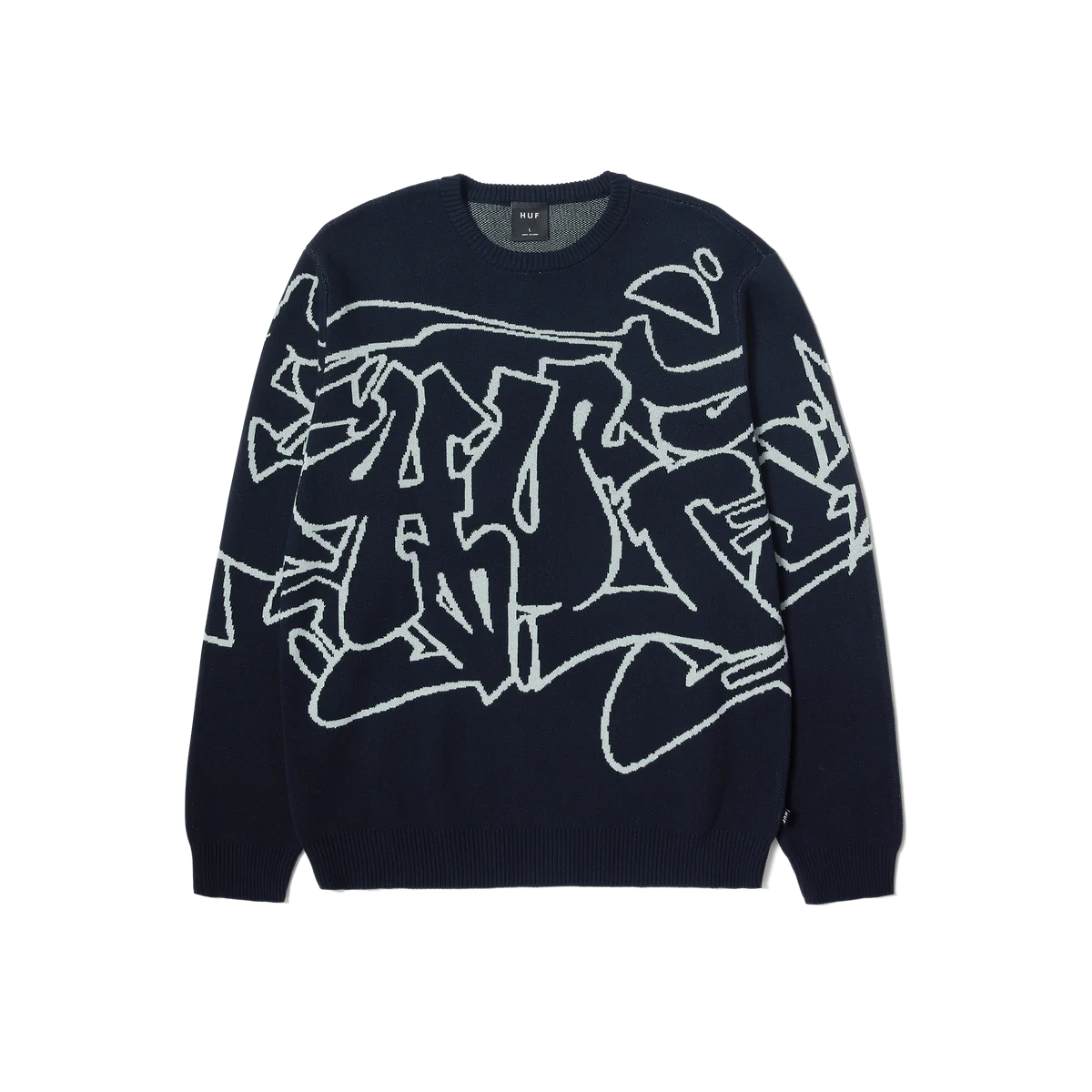 SUETER HUF OUTLINES CREWNECK