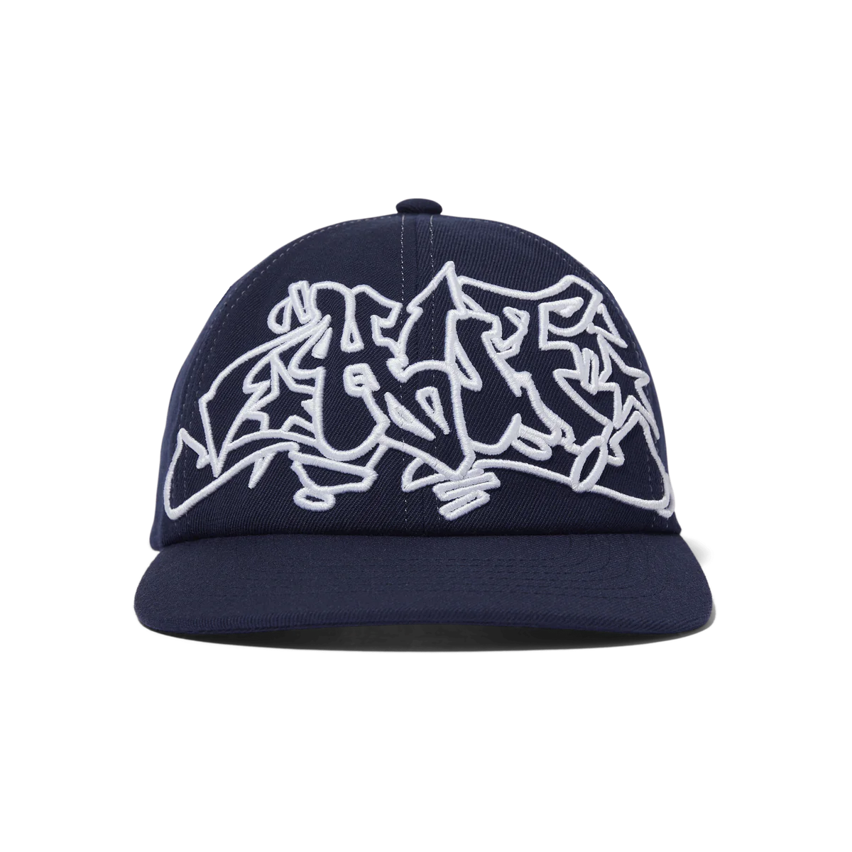 Outlines 6-Panel Snapback Hat Navy