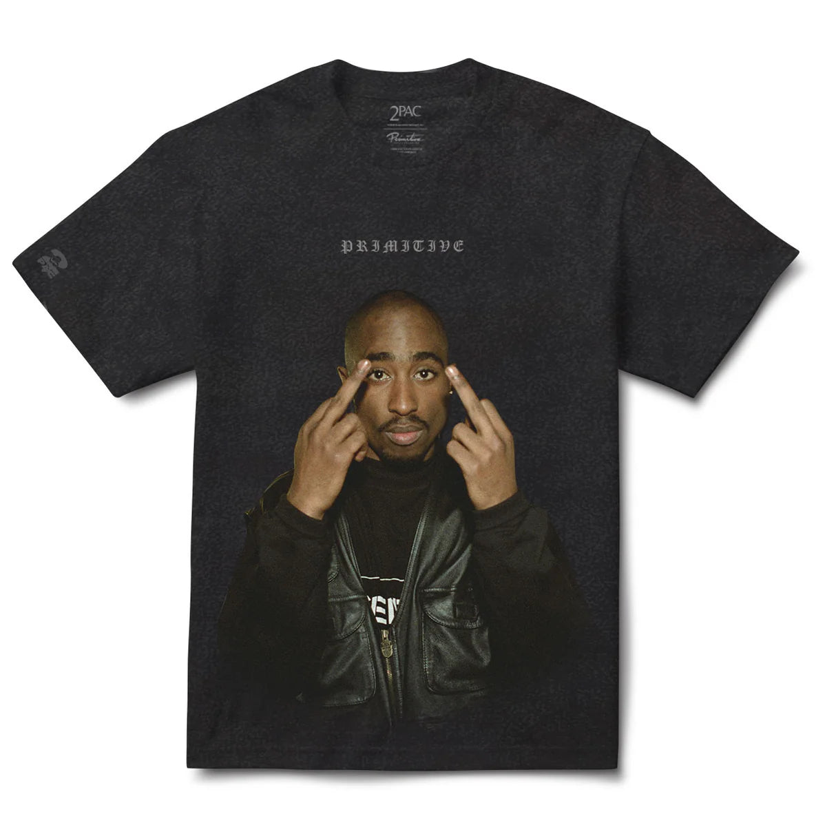 POLERA PRIMITIVE. 2PAC | ICON HW BLACK