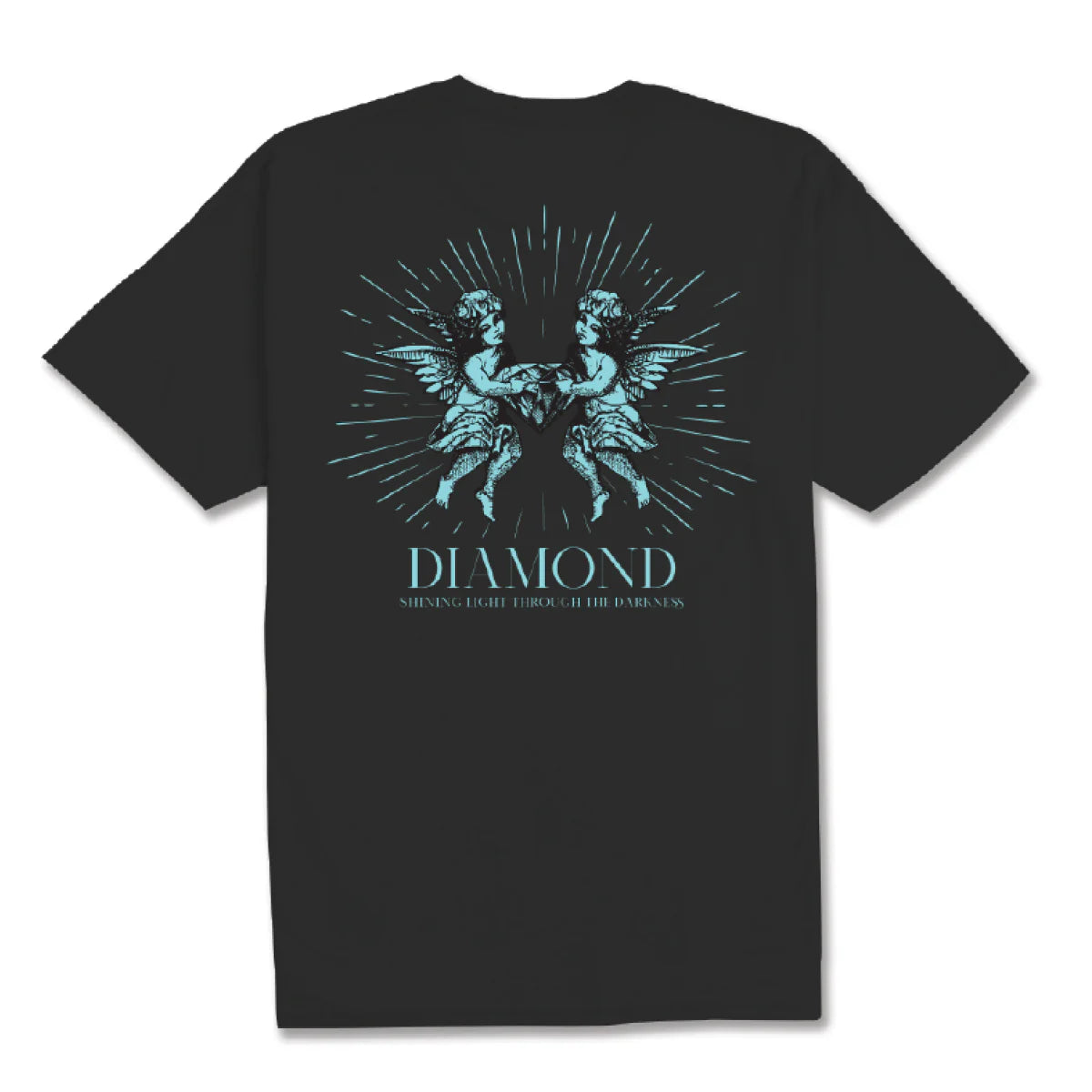 POLERA DIAMOND SHINE BRIGHT ANGELS BLACK