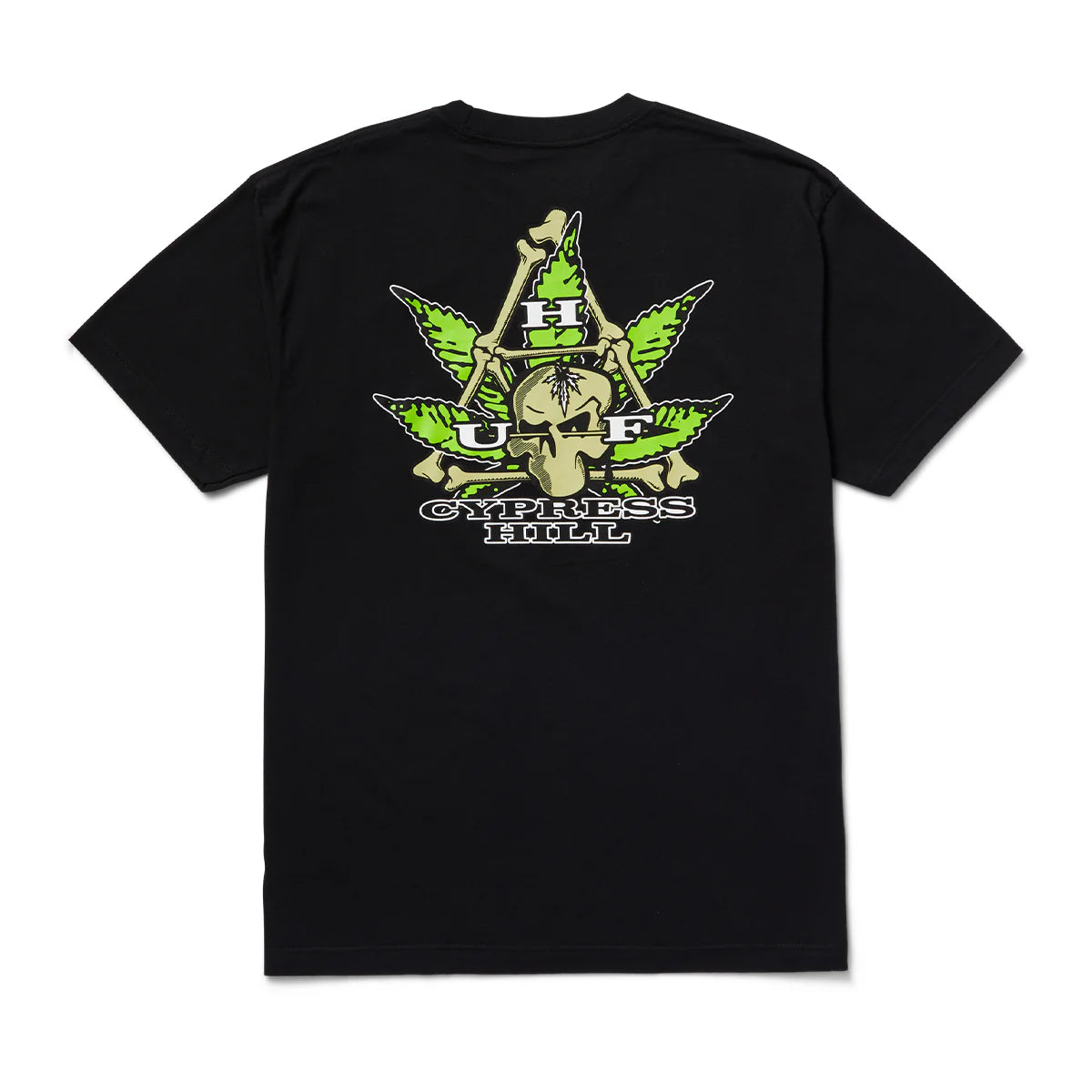 POLERA HUF X CYPRESS HILL TRIANGLE BLACK