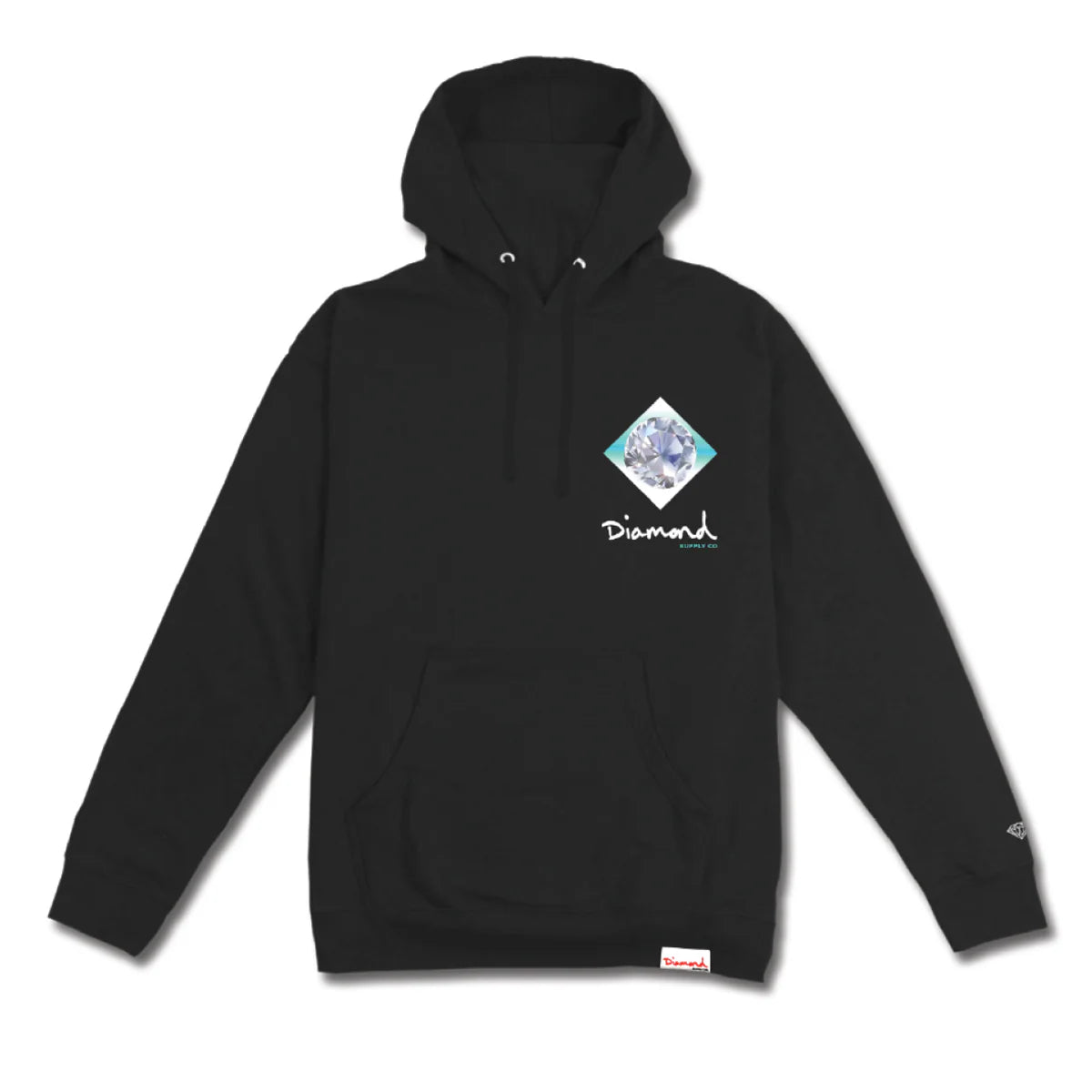 POLERON DIAMOND INNER DIAMONDS HOODIE BLACK