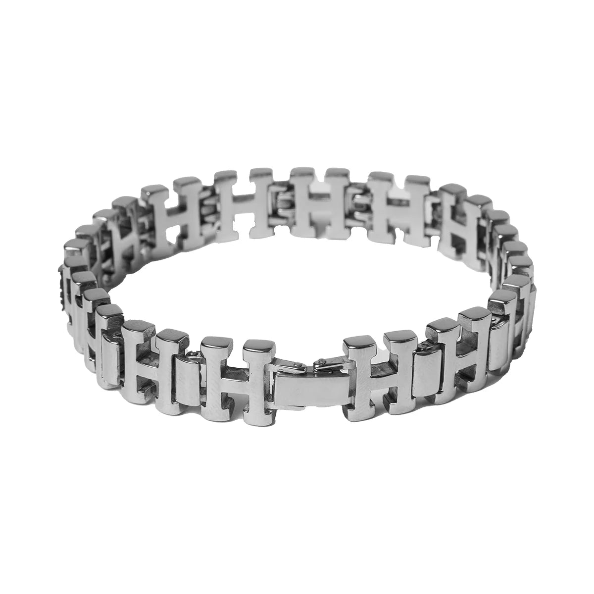 PULSERA HUF H LINK BRACELET SILVER