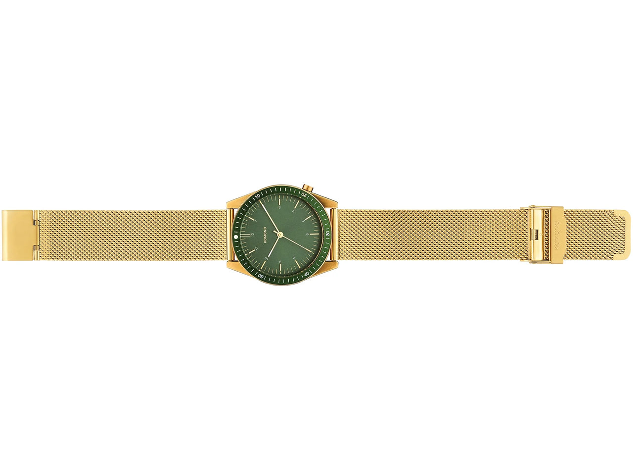 KOMONO RELOJ RAY LEGACY MESH GOLD GREEN