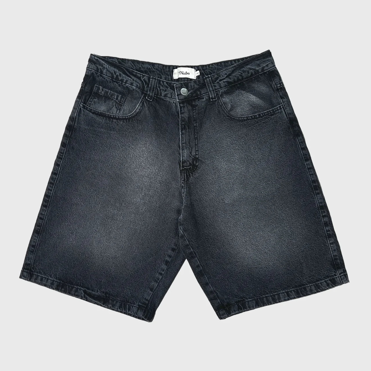 NUBE Big N Baggy Shorts Washed Black