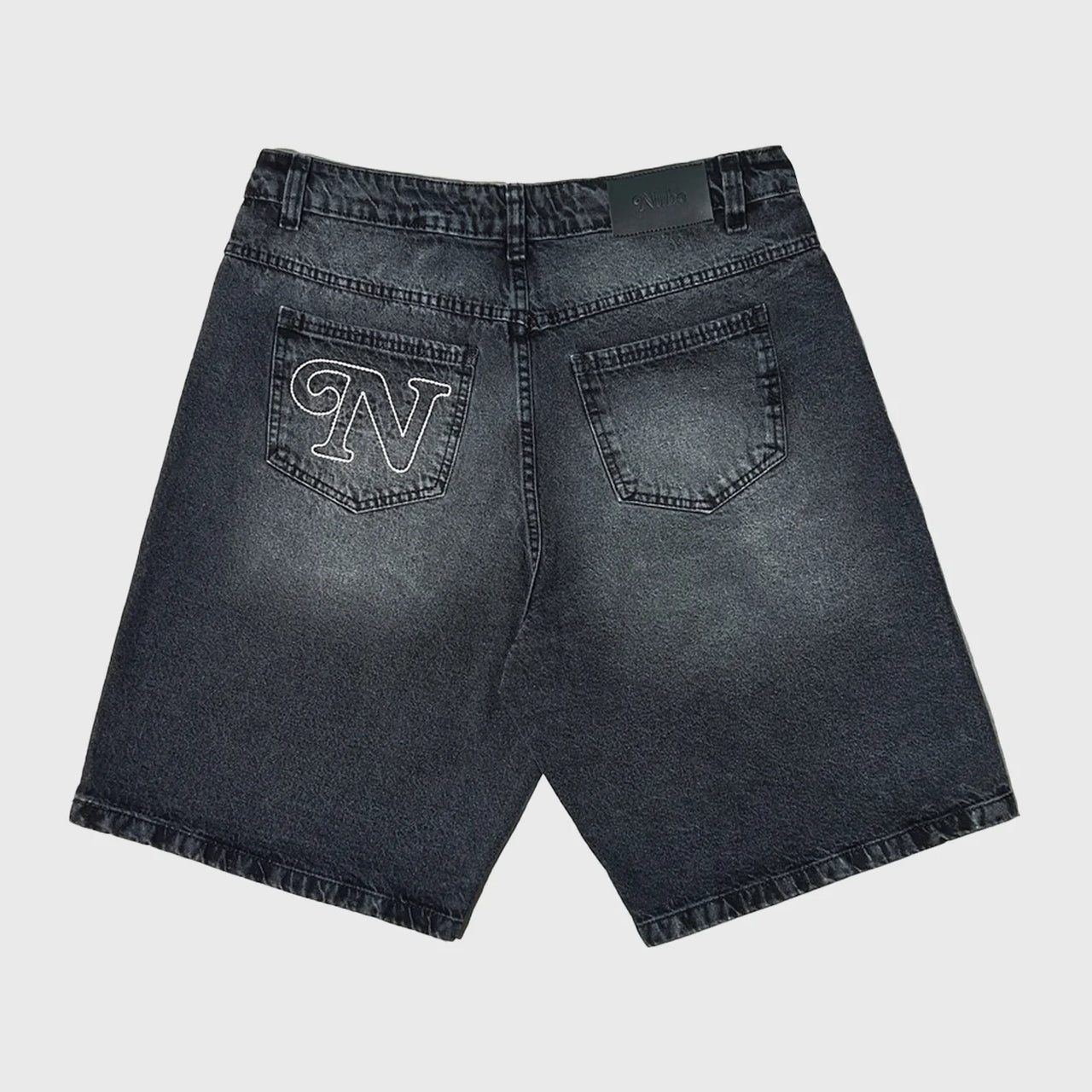 NUBE Big N Baggy Shorts Washed Black