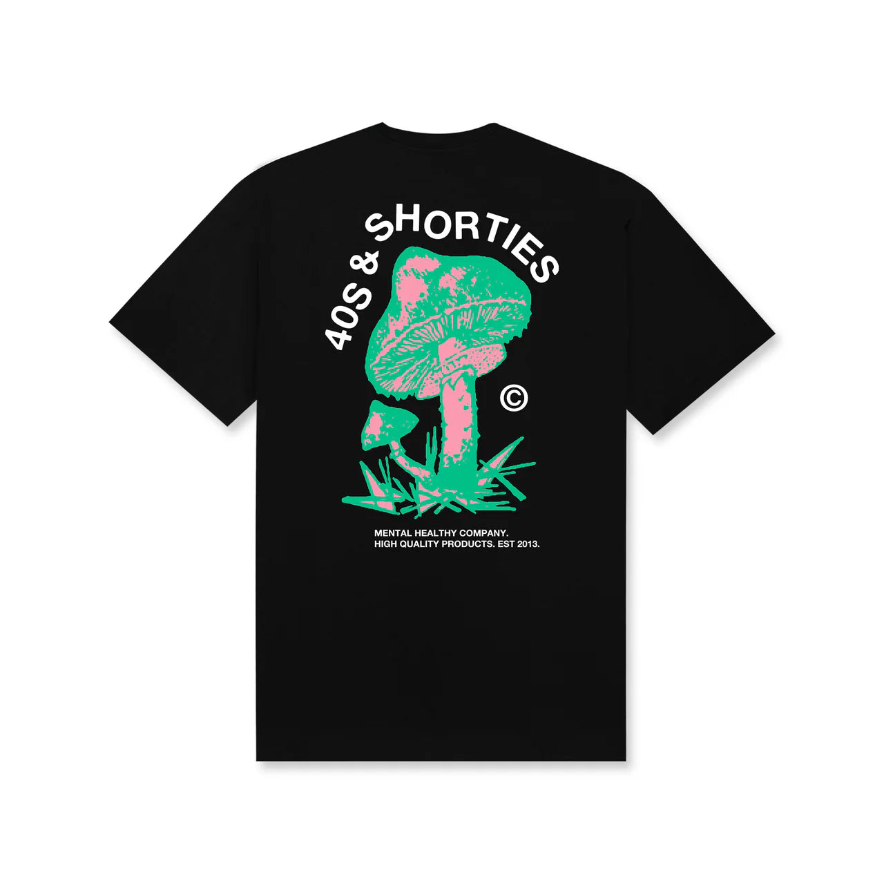 POLERA 40S & SHORTIES SHROOMING BLACK