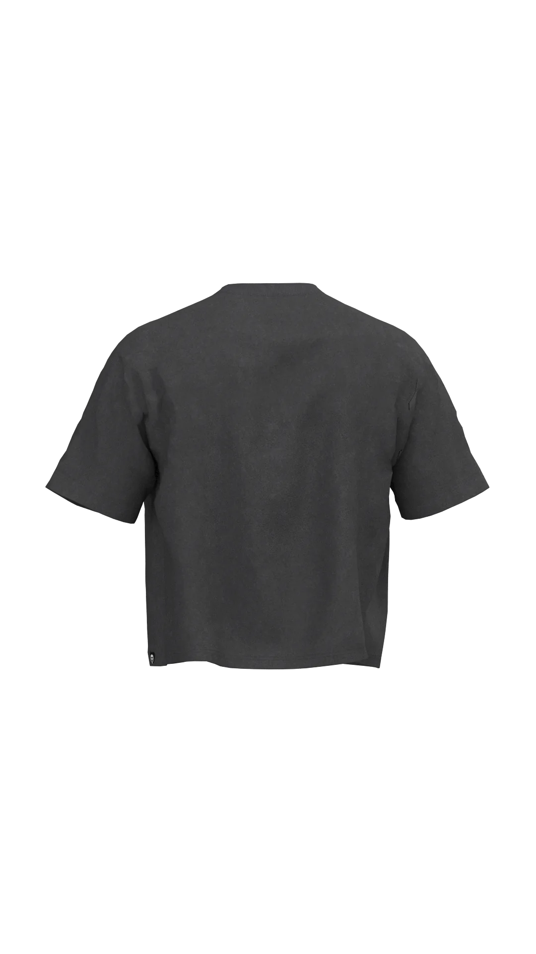 Polera Boxy Fit Manga Corta 250gr Negra | More Amor