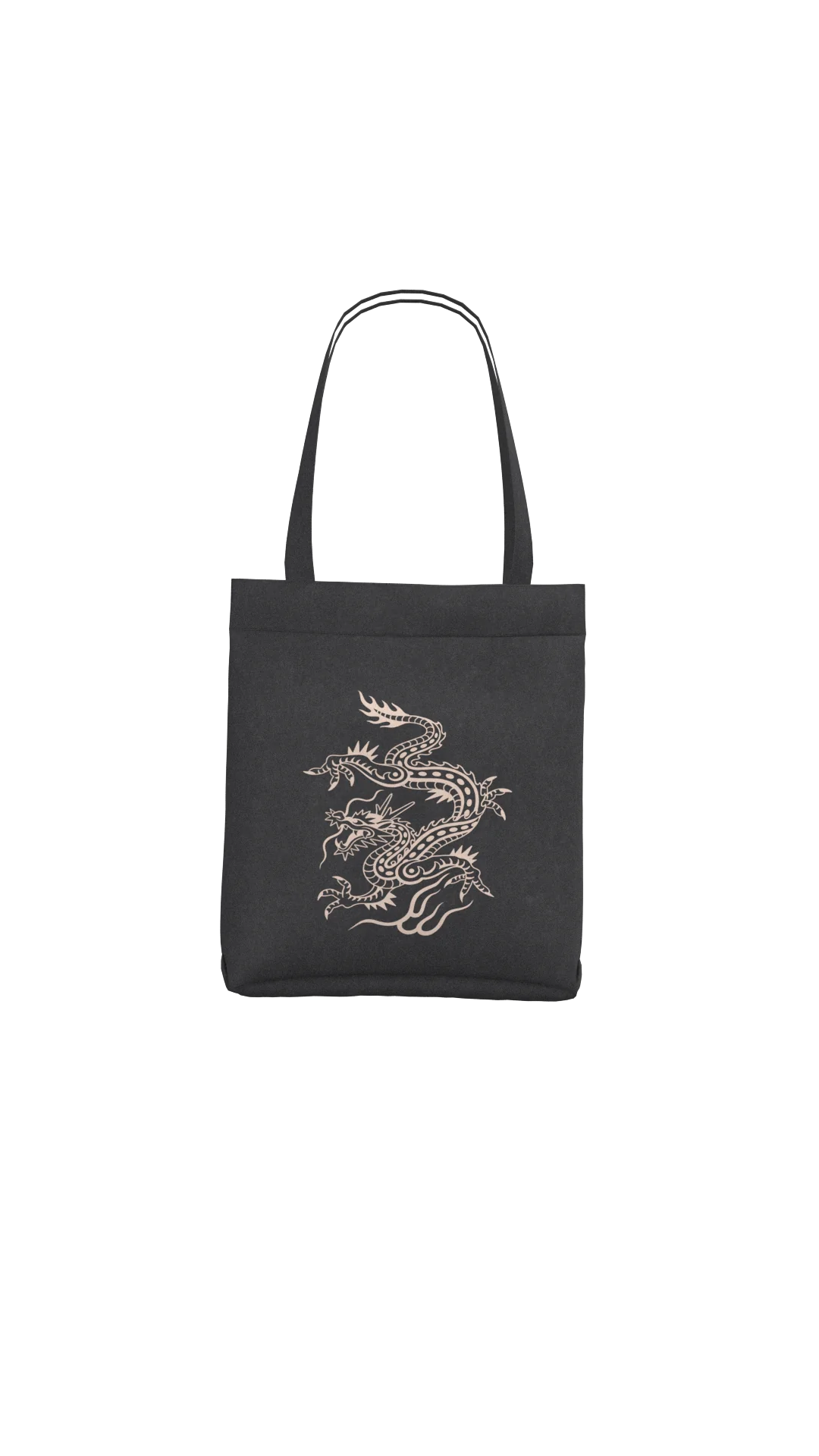 Tote Bag Dragon  Gris | Samuel Saldaña