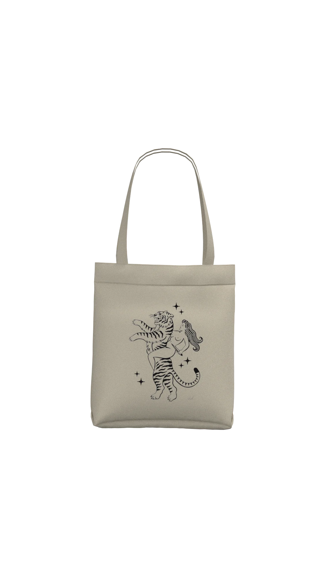 Tote Bag Warrior Lady Ecru | Dimedarko