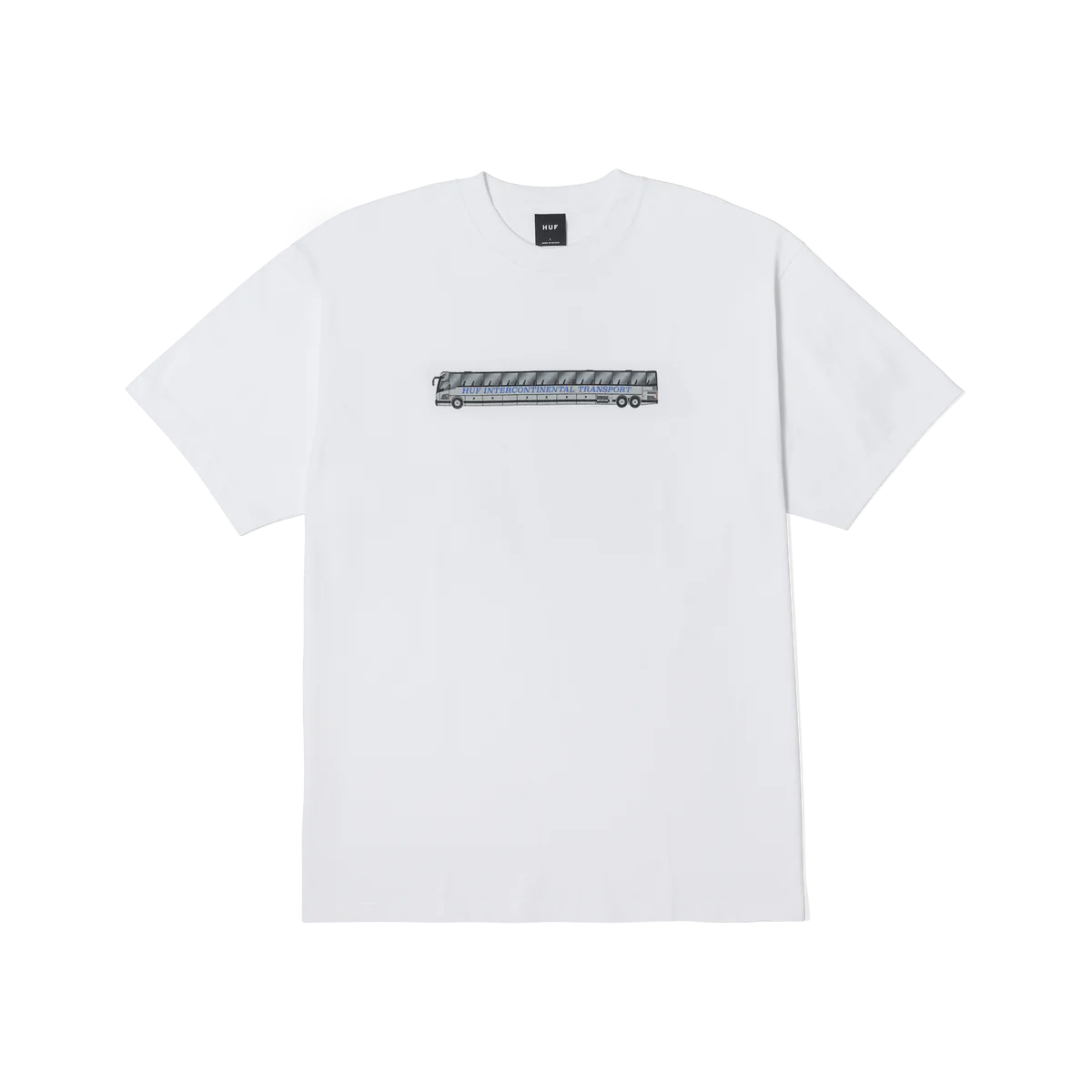 POLERA HUF TRANSPORT S/S WHITE