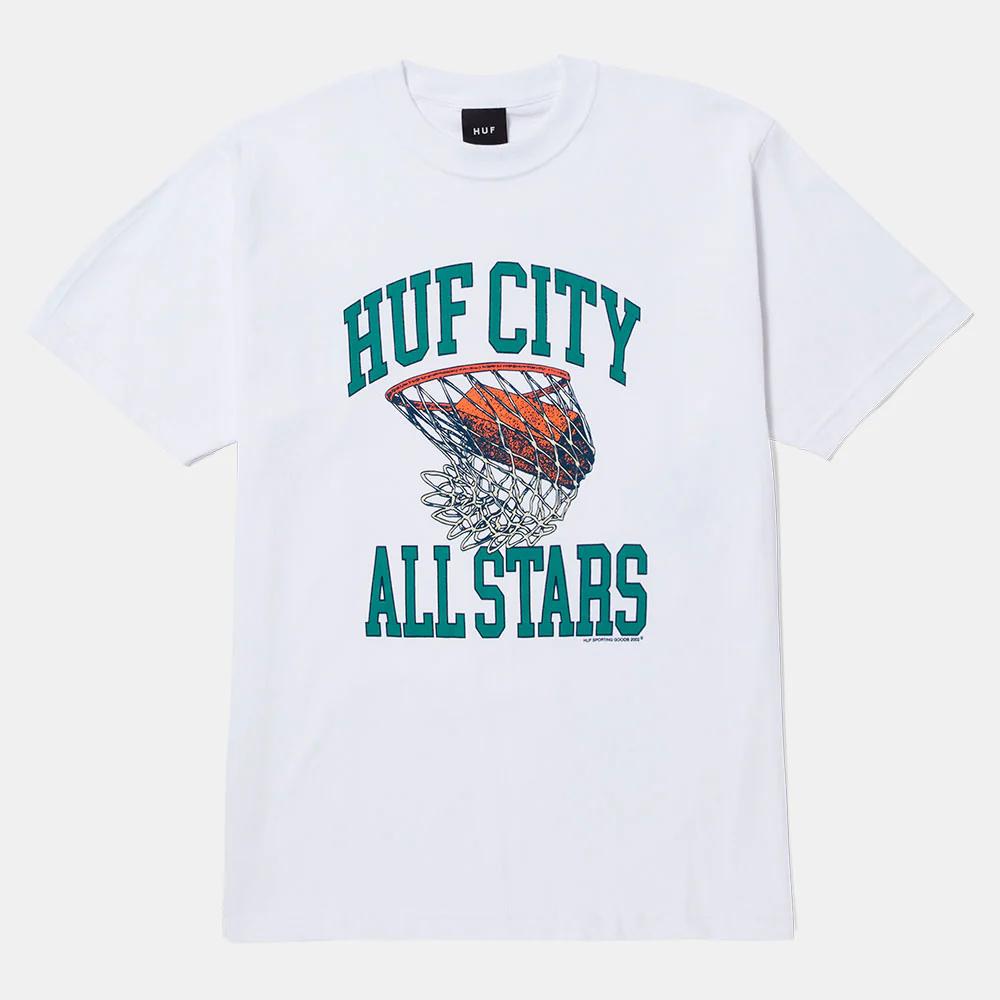 HUF SWISH S/S TEE WHITE