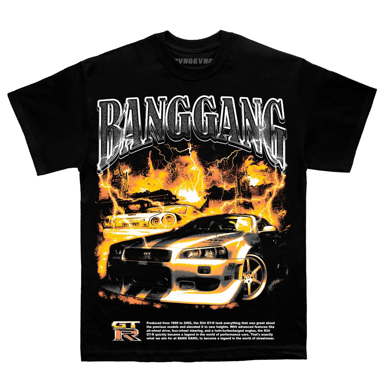 Bvng Gvng Polera R34 GT-R BLACK