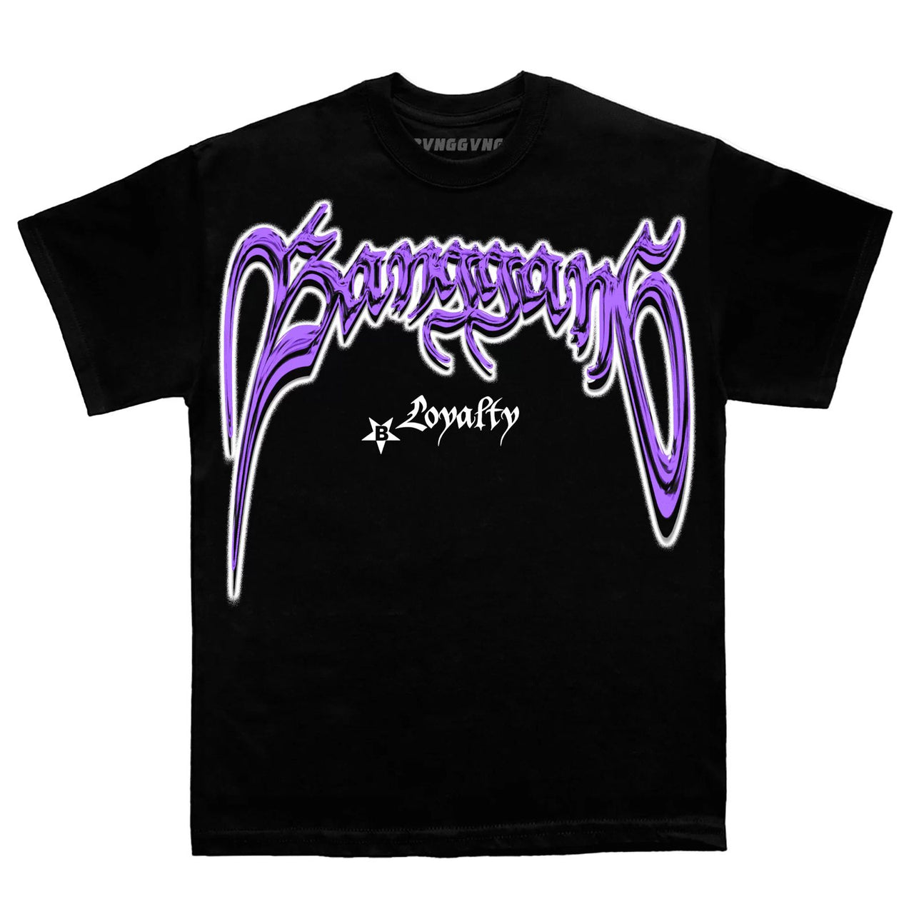 Bvng Gvng Polera Loyalty Purple Black