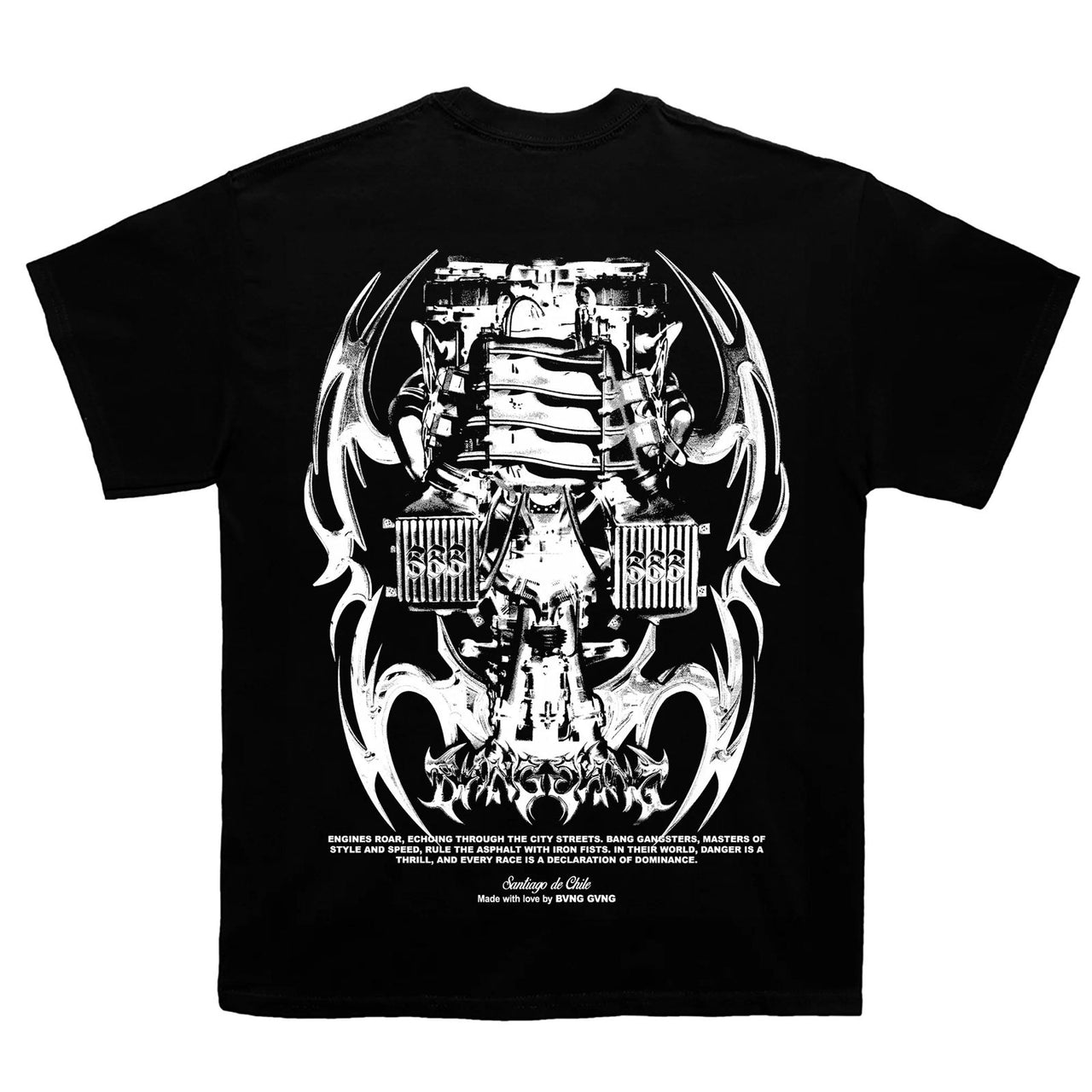 Bvng Gvng Polera Tribal Engine Black