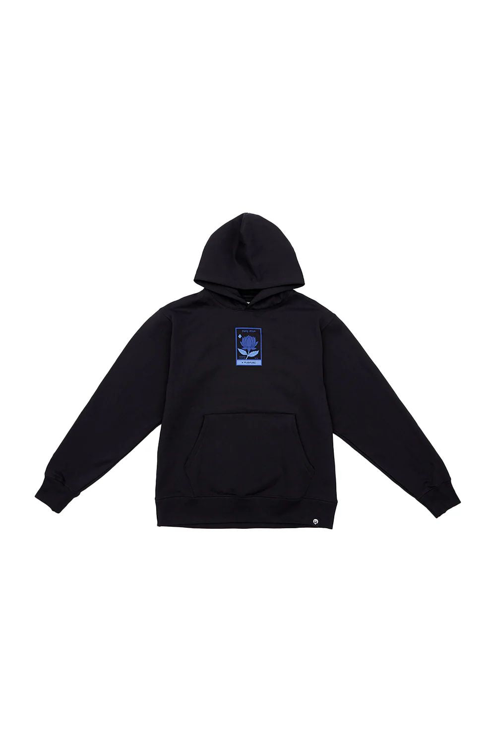 MORE AMOR HOODIE CRANE BLACK NANAI