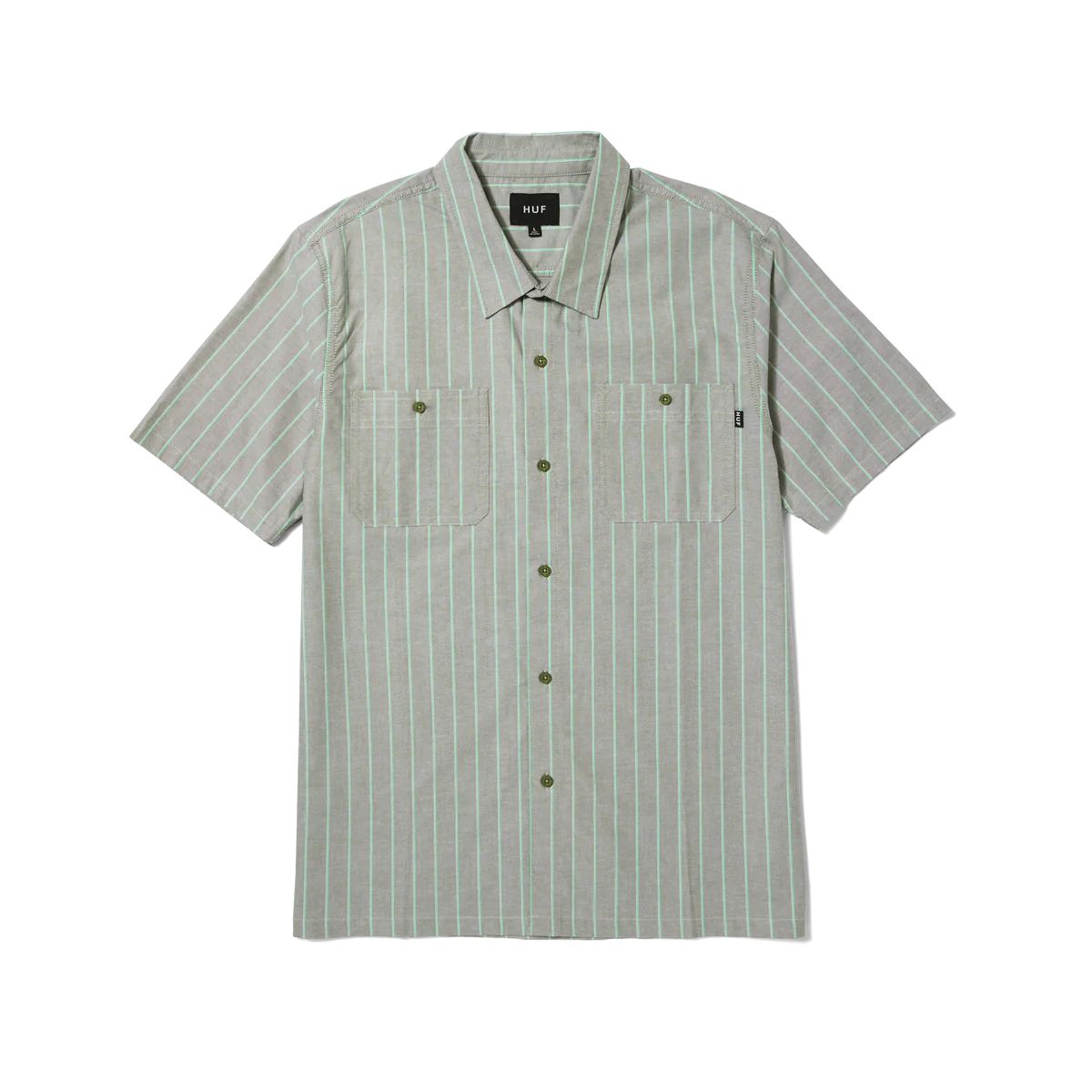 HUF PARKER S/S WORK SHIRT DRIED HERB