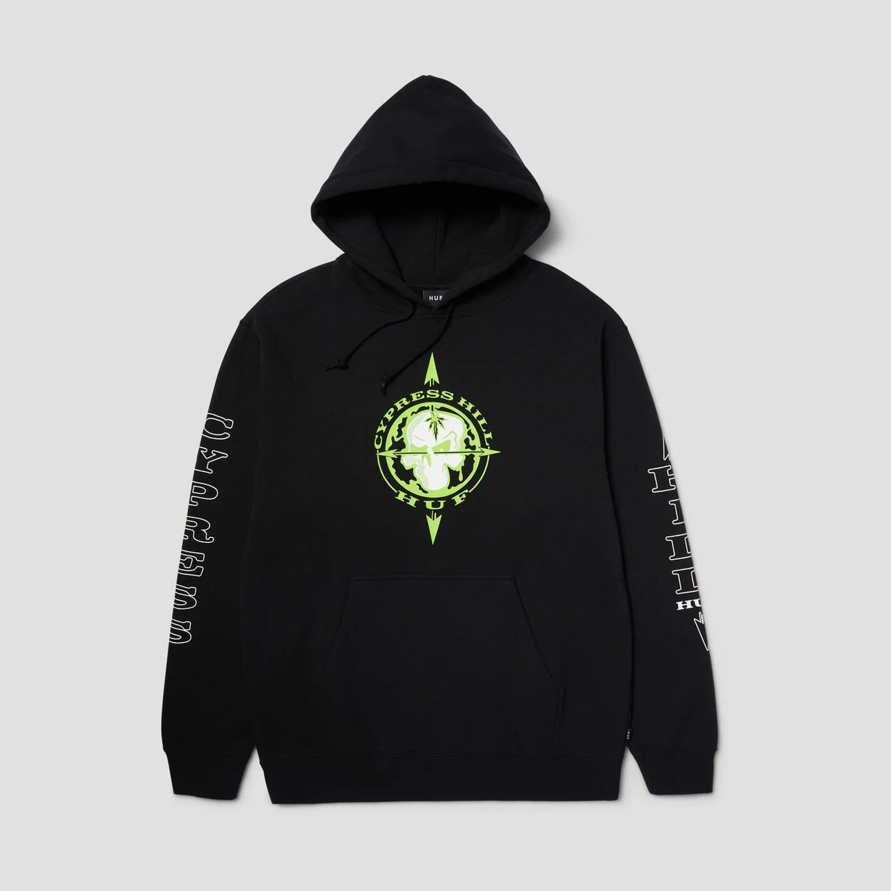 HUF BLUNTED COMPASS P/O HOODIE BLACK