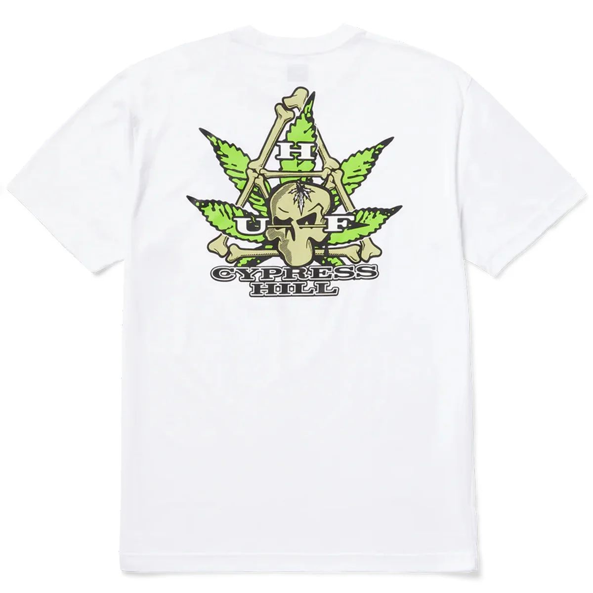 HUF CYPRESS TRIANGLE S/S TEE WHITE