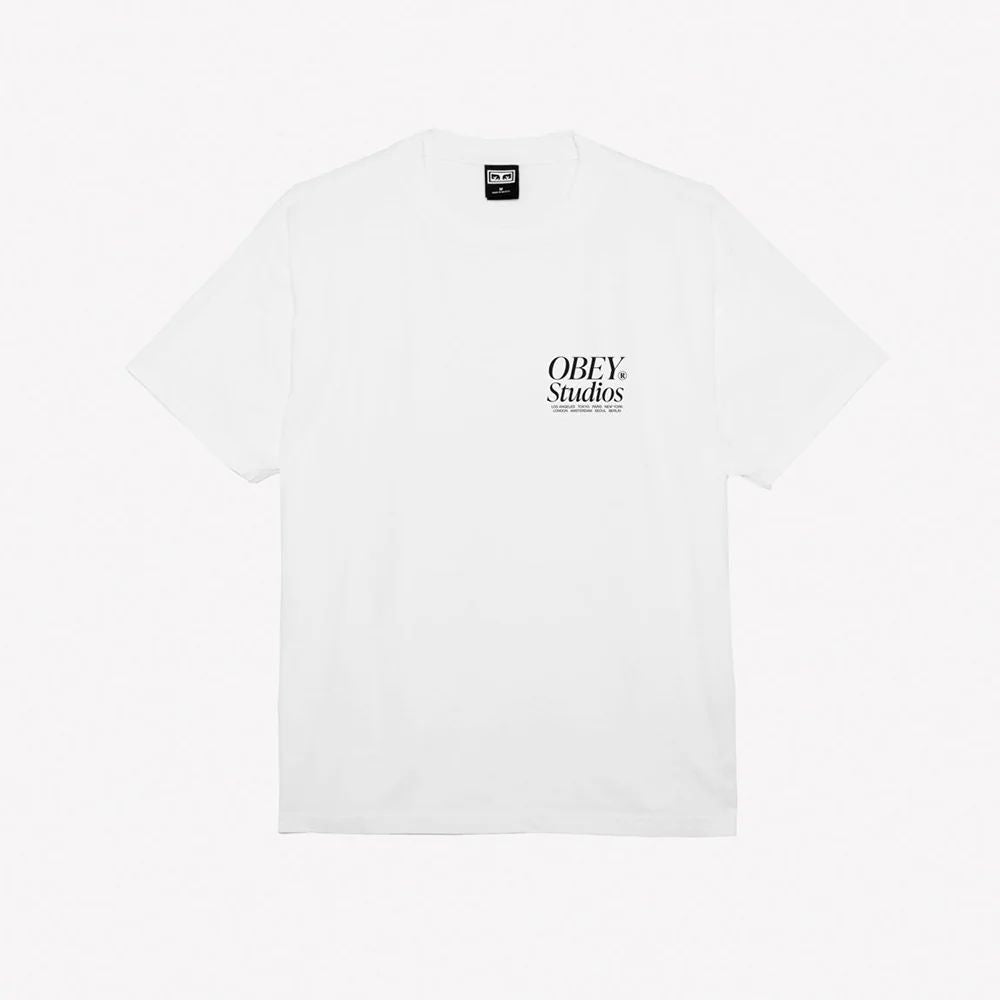 OBEY STUDIOS ICON TEE WHITE