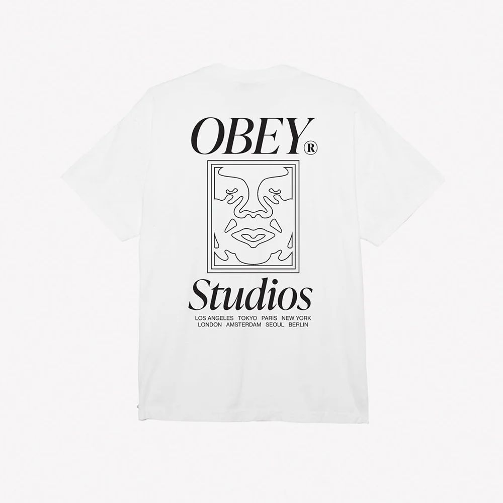 OBEY STUDIOS ICON TEE WHITE