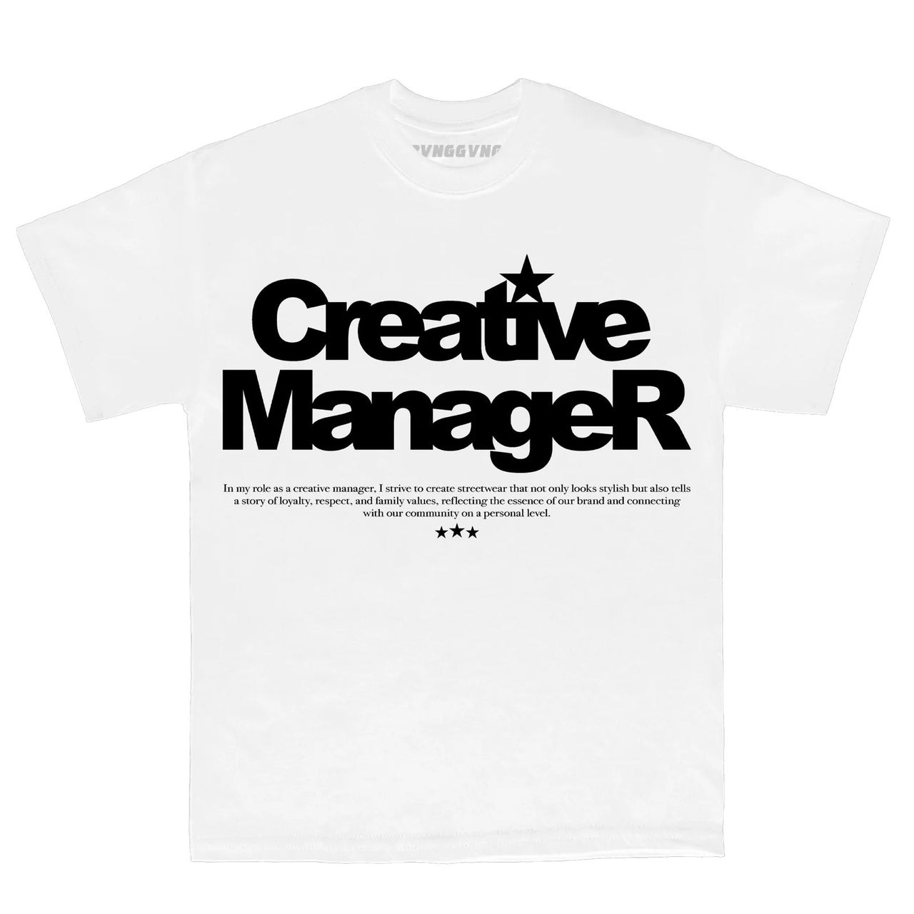 BVNG GVNG POLERA CREATIVE MANAGER BG WHITE