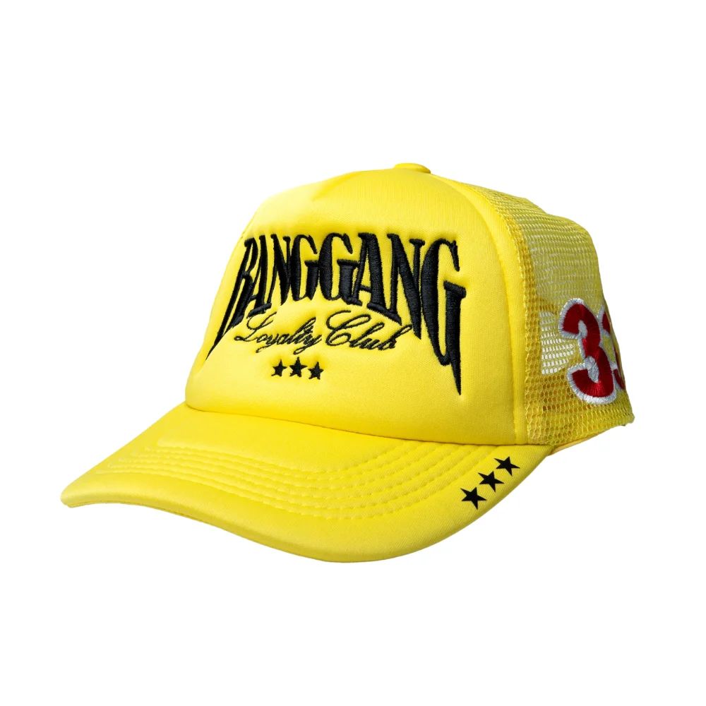 BVNG GVNG TRUCKER HAT LOYALTY CLUB YELLOW