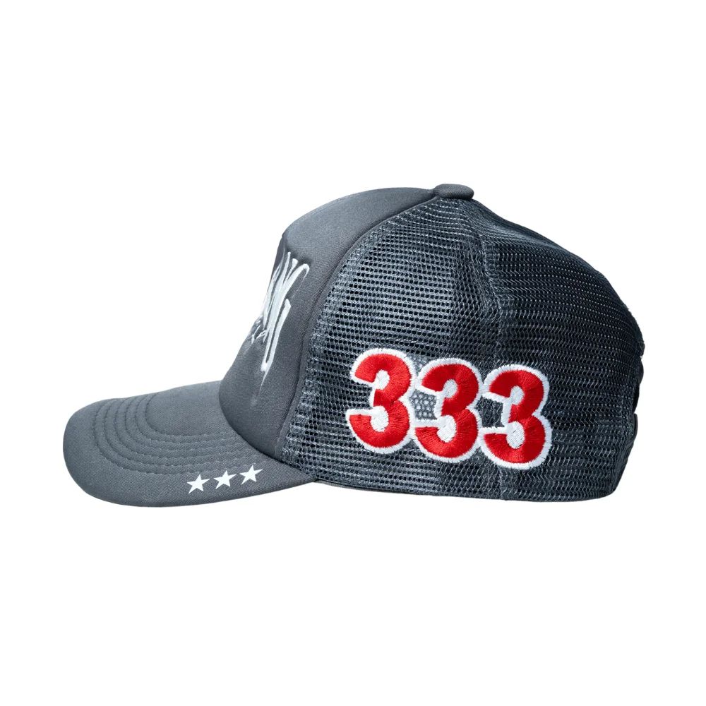 BVNG GVNG TRUCKER HAT LOYALTY CLUB GREY