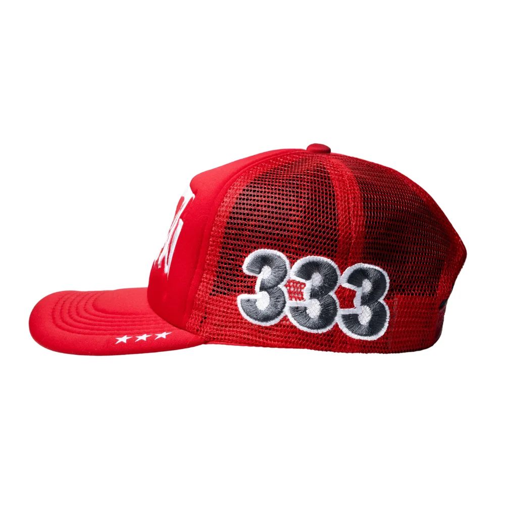 BVNG GVNG TRUCKER HAT LOYALTY CLUB RED