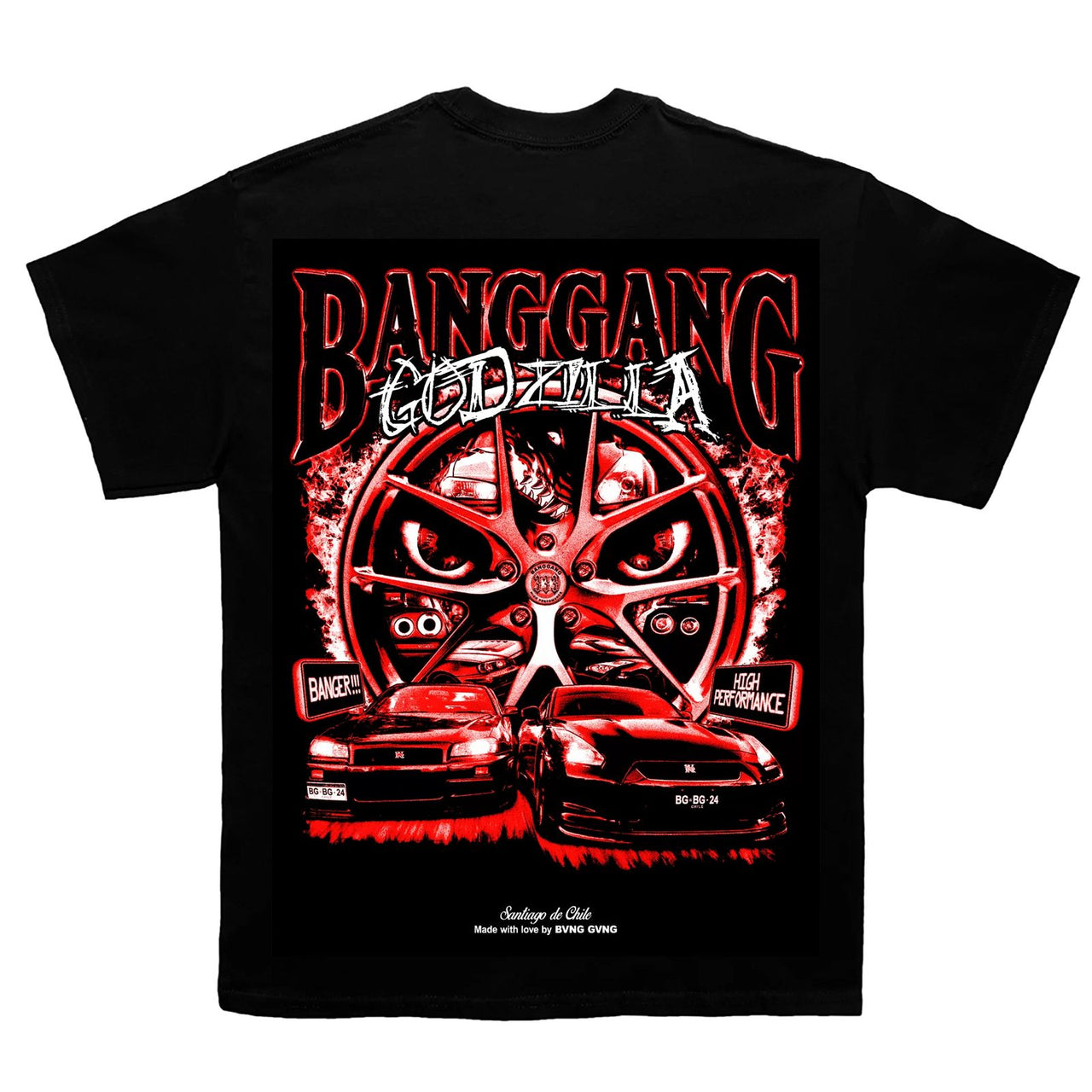 Bvng Gvng Polera Godzilla Red