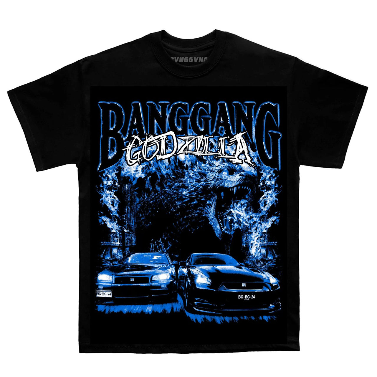 Bvng Gvng Polera Godzilla Blue