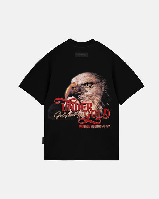 UNDERGOLD Golden Hills III Eagle T-shirt Black