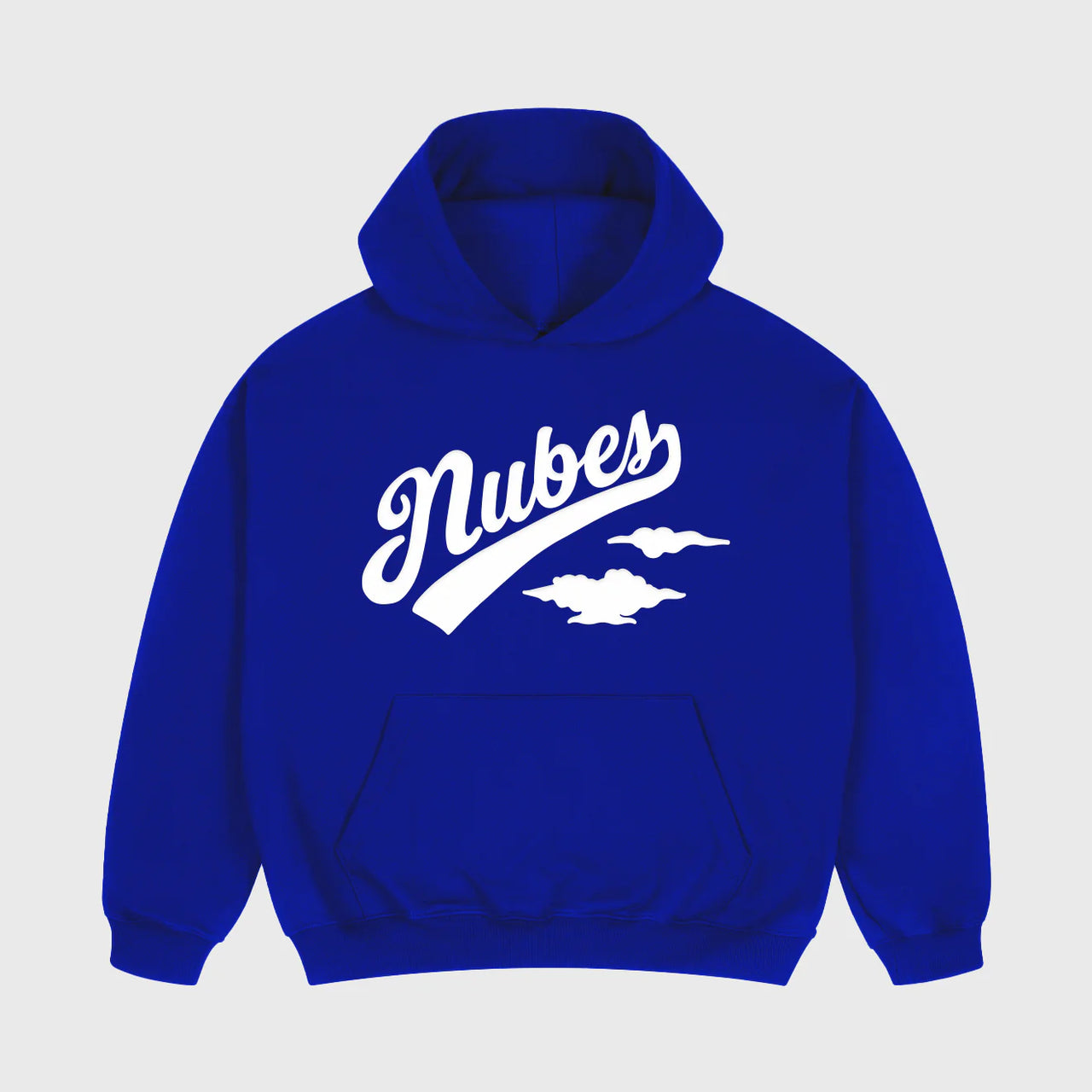 Nubes Royal Blue Boxy Hoodie