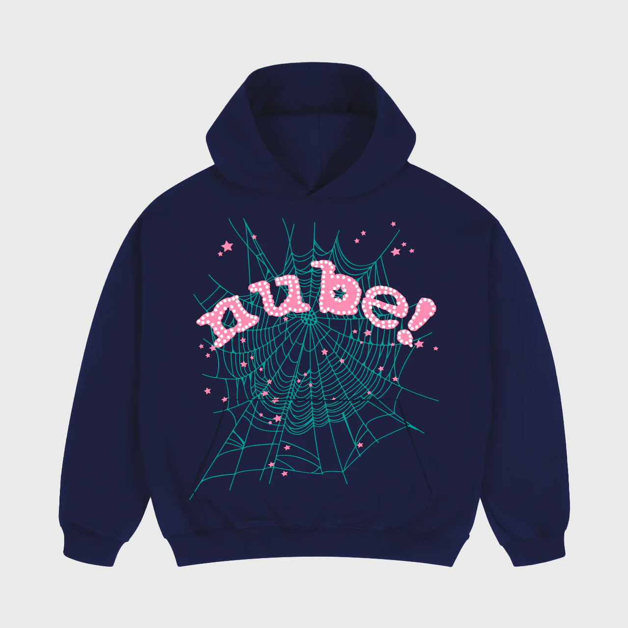 NUBE Thugger Navy Boxy Hoodie NAVY